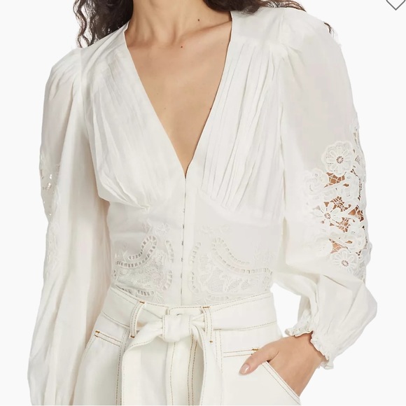 Farm Rio Lace Blouse - Picture 3 of 10